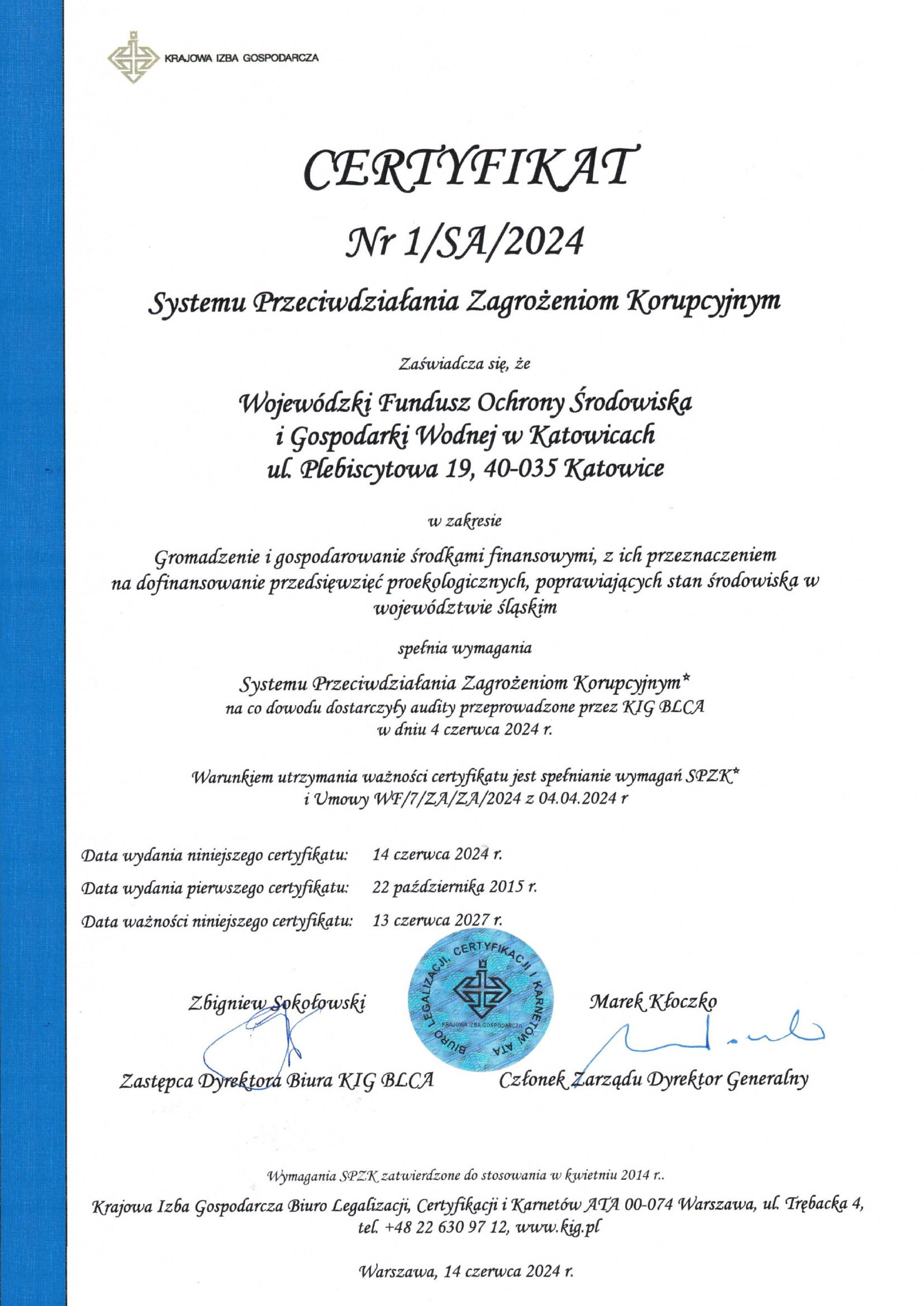 spzk_certyfikat_2024 System zapobiegania zagrożeniom korupcyjnym