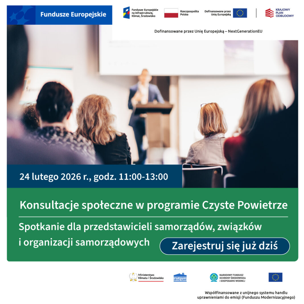 konsultacje programu Czyste Powietrze