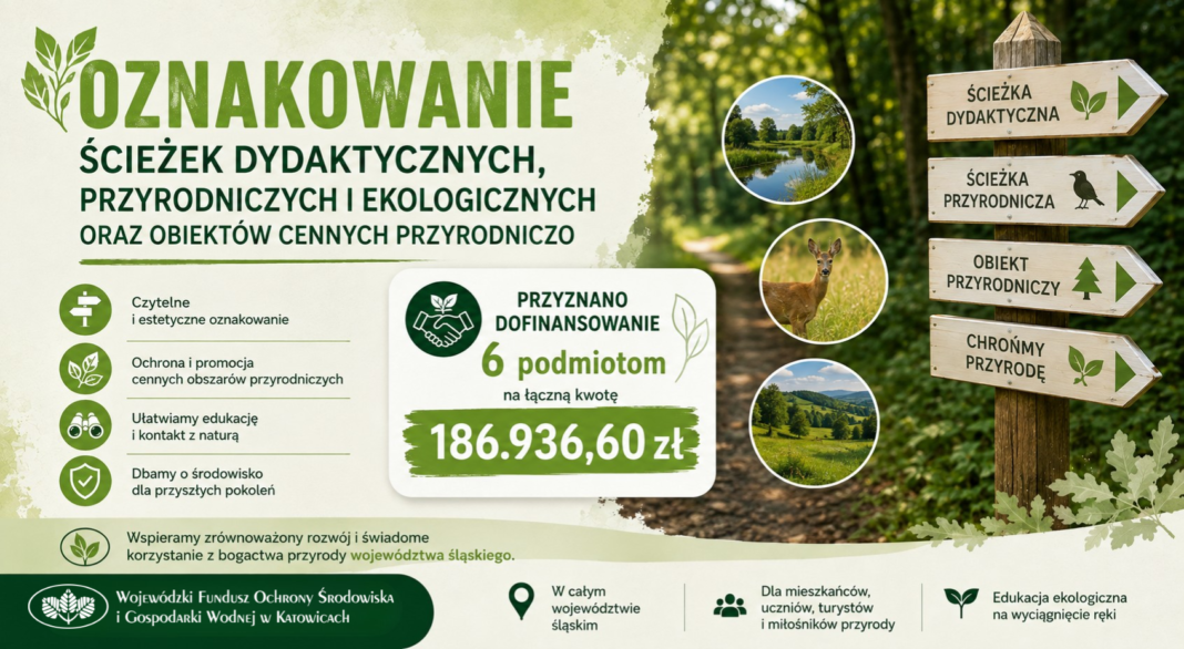 Nowe ścieżki dydaktyczne i przyrodnicze w województwie śląskim! Nowe ścieżki dydaktyczne i przyrodnicze w województwie śląskim!